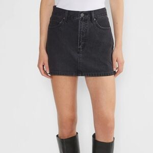 Denim Forum The 90s Ricci denim mini skirt